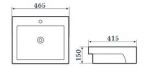 CB-4043A-WT Dimension Drawing